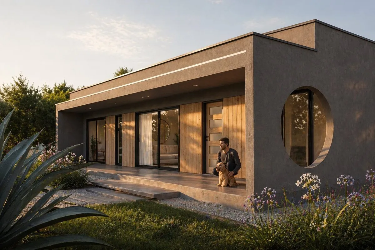 Casa en parcela diseñada por DoRe Arquitectura en Curicó, Región del Maule